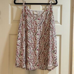 LOFT Multicolor Floral Top